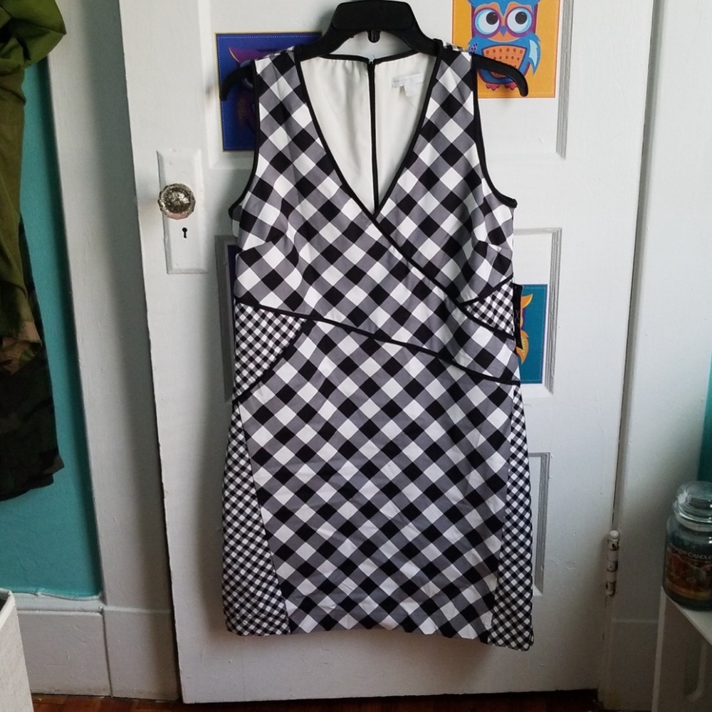 Checkered Dress NWOT